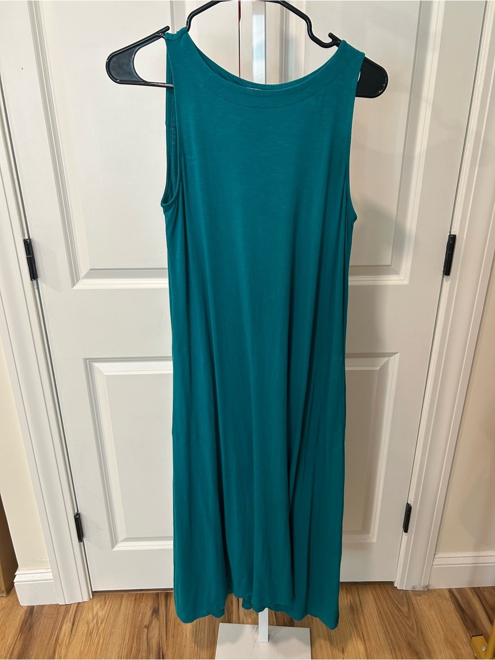 J. Jill Teal Sleeveless Maxi Dress